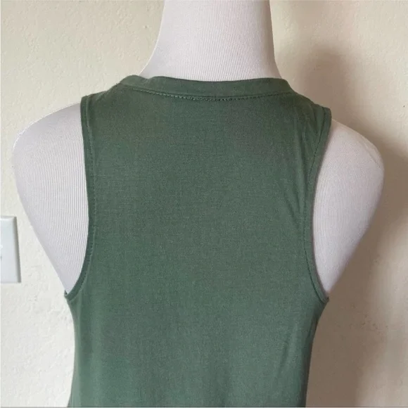 MARGARITAS MADE ME DO IT Tank Top Green Small - Picture 3 of 5